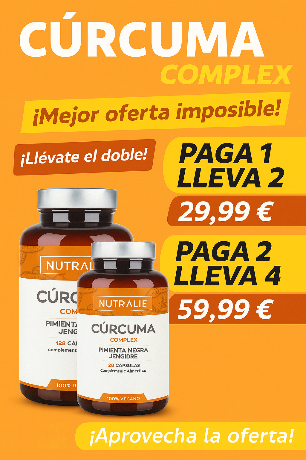 2X1 EN CAPSULAS DE CURCUMA🪙🌱 ~ Dile ADIOS a esos GORDITOS HOY Y FORTALECE tu CUERPO‼️