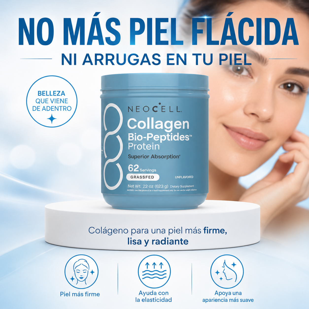 COLLAGEN🧑‍⚕️✅~NO MAS PIEL FLACIDA NI ARRUGAS EN TU PIEL, ELIMINALAS AHORA ‼️📈